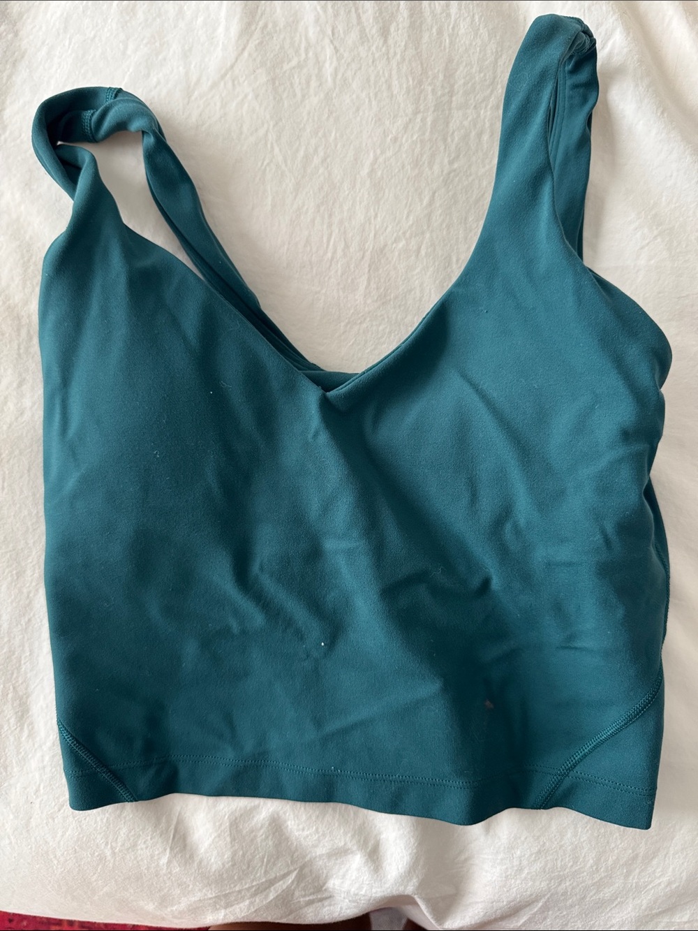 Lululemon storm Teal align Scoop Neck Cropped Tank